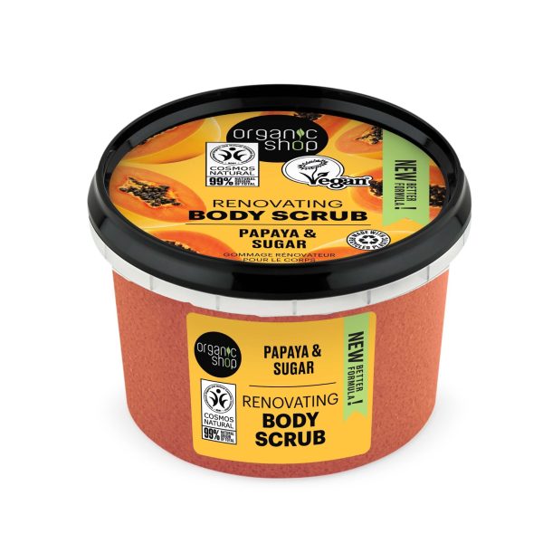 ORGANIC SHOP Papaya & Sugar - Renovating Body Scrub