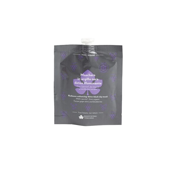 BIOFFICINA TOSCANA Maschera in Argilla Nera - Detox Illuminante