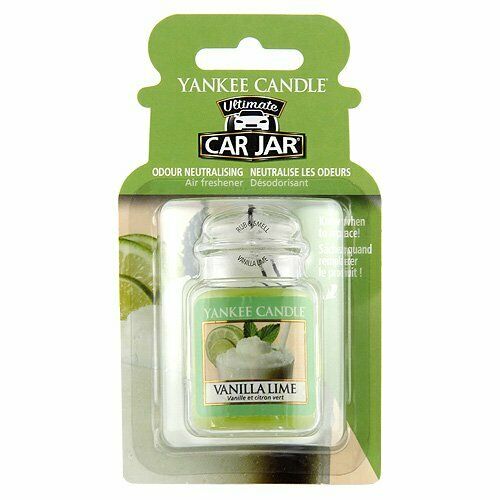 yankee candle car jar ultimate vanilla lime