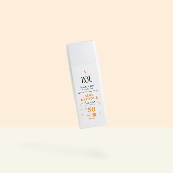 ZOE COSMETICS Airy Defence - Crema Solare Viso Antimacchia e Antirughe SPF 50+