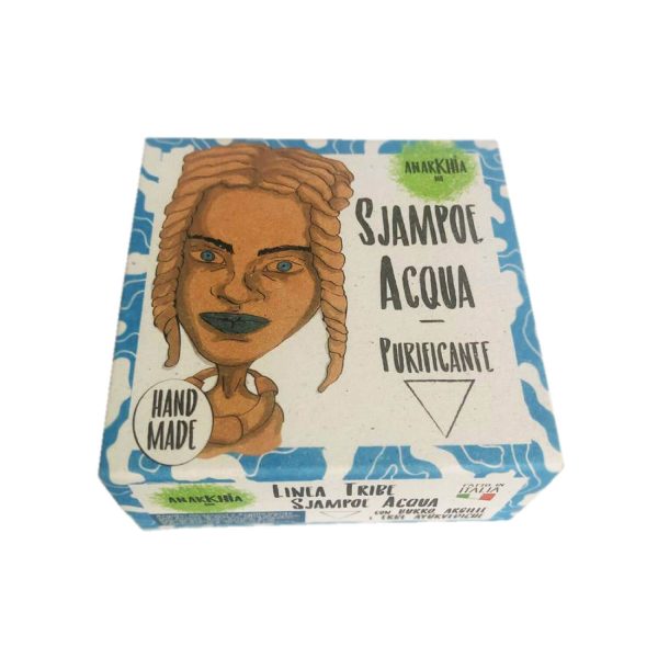 ANARKHIA BIO Tribe Sjampoe Acqua – Shampoo Solido Purificante Cute Grassa