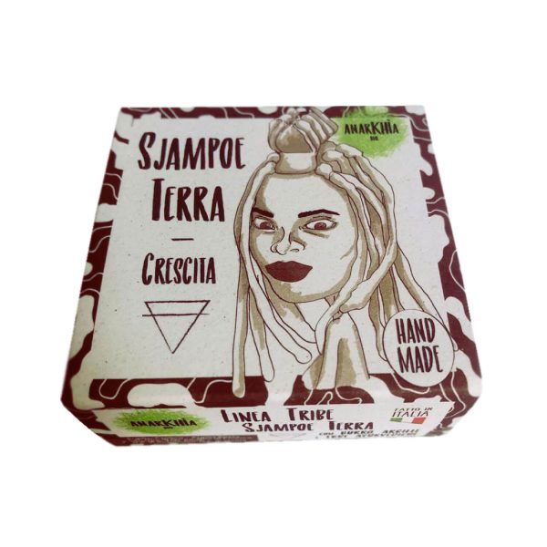 ANARKHIA BIO Tribe Sjampoe Terra – Shampoo Solido Nutriente Stimolante e Rinforzante
