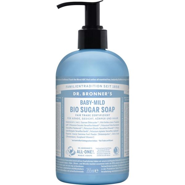DR BRONNER'S Sugar Soap Baby Mild 355 ml