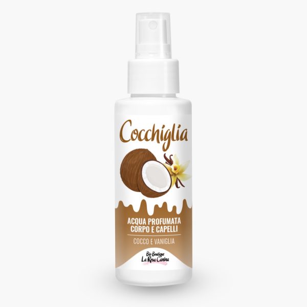 BIO BOUTIQUE LA ROSA CANINA Cocchiglia – Acqua Profumata Corpo e Capelli Cocco e Vaniglia