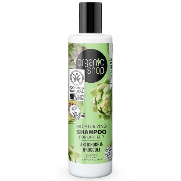 organic shop shampoo artichoke & broccoli
