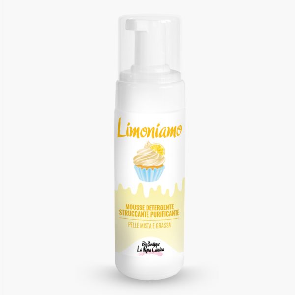 BIO BOUTIQUE LA ROSA CANINA Limoniamo – Mousse Detergente Struccante Purificante