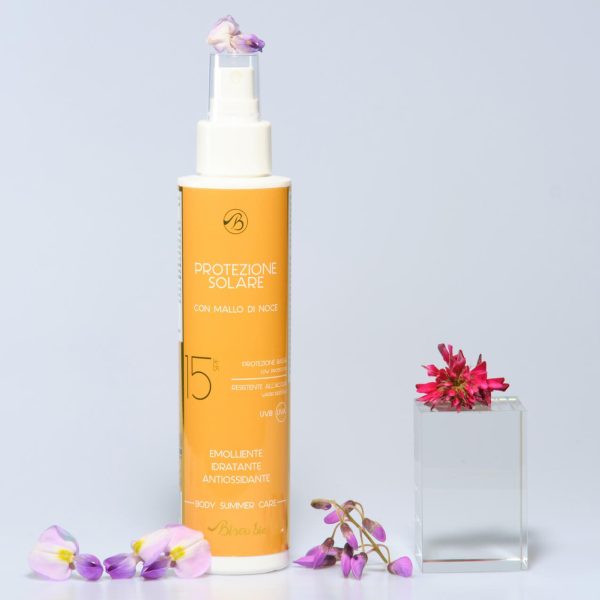 BISOUBIO Latte Solare Bassa Protezione SPF 15