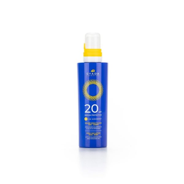 GYADA COSMETICS Solare Spray Viso Corpo SPF 20 Protezione Media
