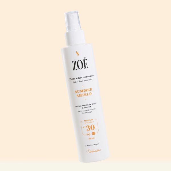 ZOE COSMETICS Summer Shield - Crema Solare Corpo Antimacchia e Antirughe SPF 30