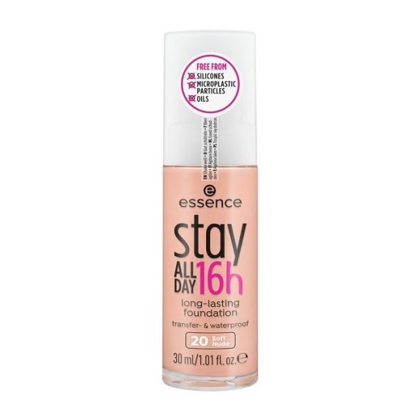 ESSENCE Stay All Day 16h Long Lasting Foundation 20 Soft Nude
