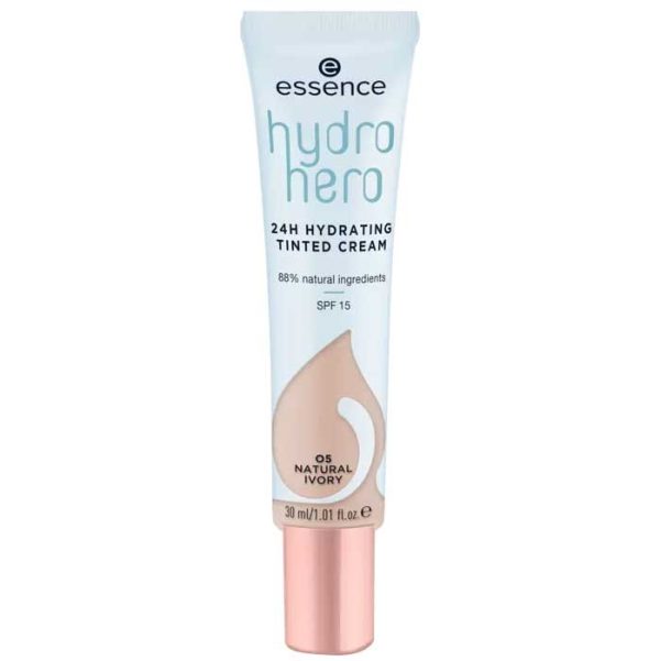 ESSENCE Stay Hydro Hero 24h Hydrating Tinted Cream 05 Natural Ivory