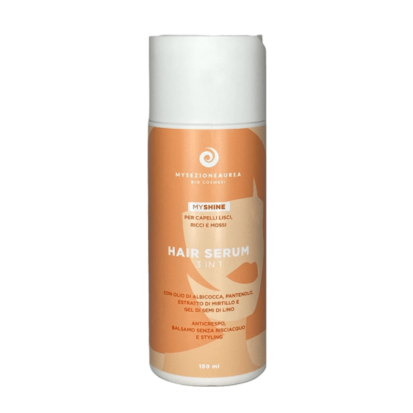 MY SEZIONE AUREA Hair Serum 3 in 1 Anticrespo, Balsamo Senza Risciacquo e Styling