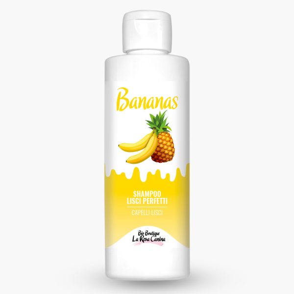 BIO BOUTIQUE LA ROSA CANINA Bananas – Shampoo Lisci Perfetti