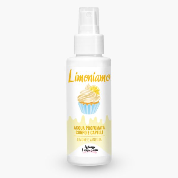 BIO BOUTIQUE LA ROSA CANINA Limoniamo – Acqua Profumata Corpo e Capelli Limone e Vaniglia