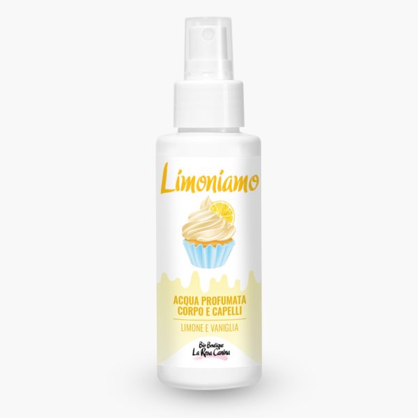 BIO BOUTIQUE LA ROSA CANINA Limoniamo – Acqua Profumata Corpo e Capelli Limone e Vaniglia