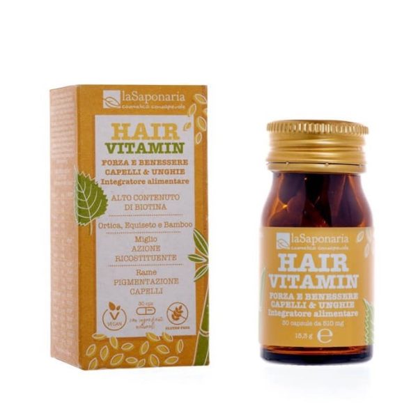 LA SAPONARIA Hair Vitamin - Integratore Alimentare Capelli e Unghie