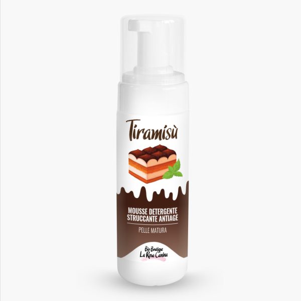 BIO BOUTIQUE LA ROSA CANINA Tiramisù – Mousse Detergente Struccante Antiage