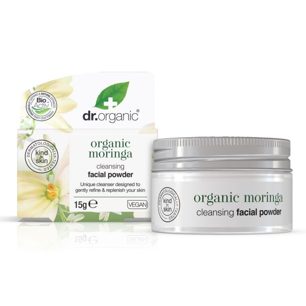 DR ORGANIC Organic Moringa – Polvere Detergente Viso