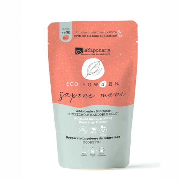 LA SAPONARIA Eco Powder - Sapone Mani Addolcente in Polvere