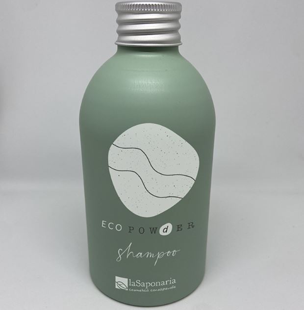 LA SAPONARIA Eco Powder - Dispenser Refill Shampoo in Alluminio - Bio  Boutique La Rosa Canina