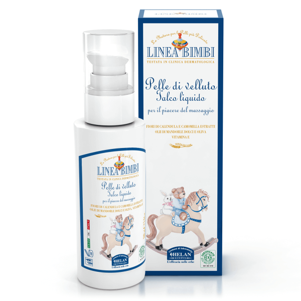 HELAN Linea Bimbi - Pelle di Velluto Talco Liquido 100 ml