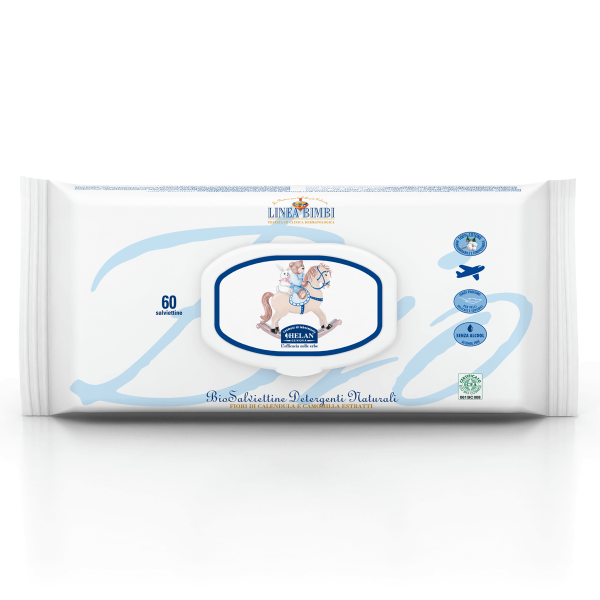 HELAN Linea Bimbi - Salviettine Detergenti Naturali