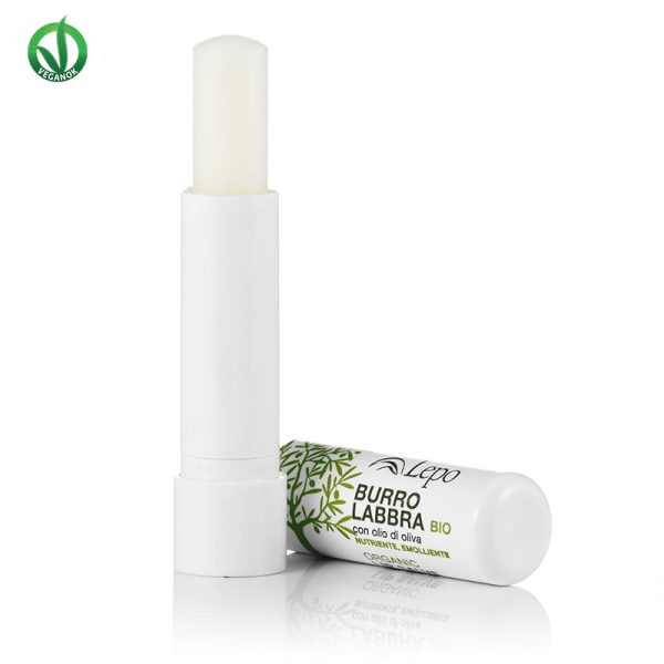 LEPO Burro Labbra Bio con Olio di Oliva