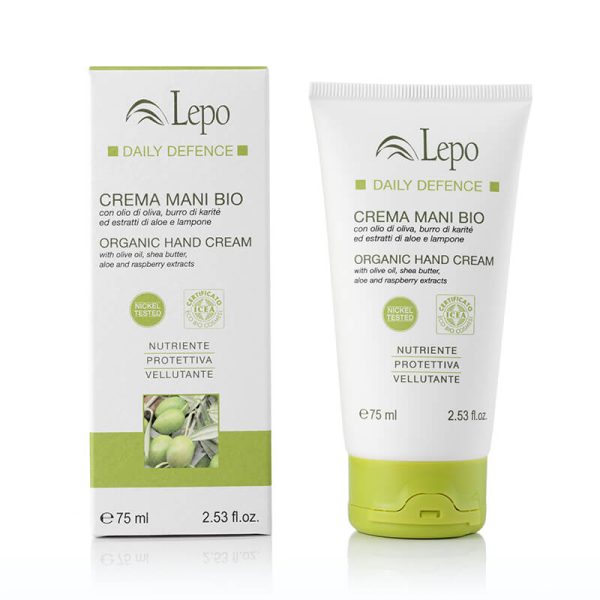 LEPO Crema Mani Bio con Olio di Oliva