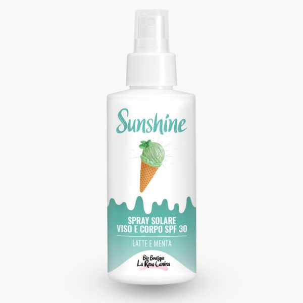 BIO BOUTIQUE LA ROSA CANINA Sunshine – Spray Solare Viso e Corpo SPF 30