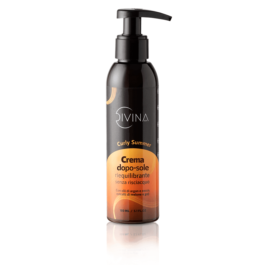 DIVINA BLK Curly Summer - Crema Capelli Doposole 150 ml - Bio