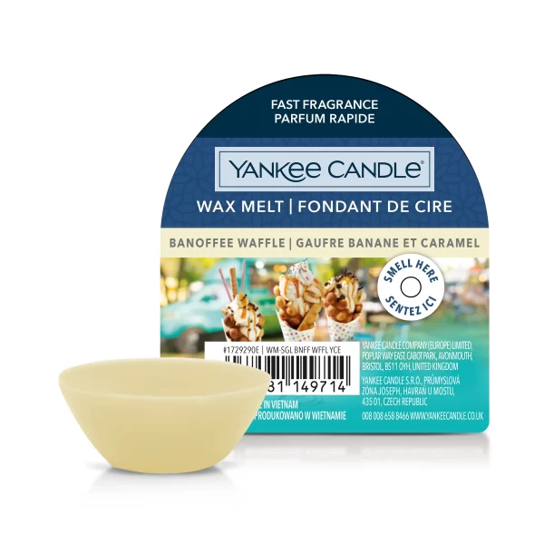 YANKEE CANDLE Cera da Fondere - Banoffee Waffle